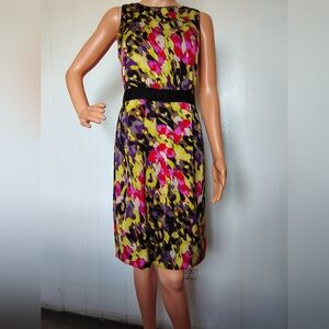 Classique Entier Multicolor Sleeveless Dress Size 0